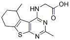 (2,5-DIMETHYL-5,6,7,8-TETRAHYDRO-BENZO[4,5]THIENO-[2,3-D]PYRIMIDIN-4-YLAMINO)-ACETIC ACID CAS#: 886499-75-8