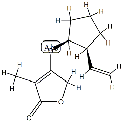 2(5H)-Furanone,4-[[(1R,2R)-2-ethenylcyclopentyl]oxy]-3-methyl-,rel-(9CI) CAS#: 828916-59-2