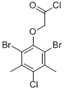 (2,6-DIBROMO-4-CHLORO-3,5-DIMETHYLPHENOXY)ACETYL CHLORIDE CAS#: 870252-29-2