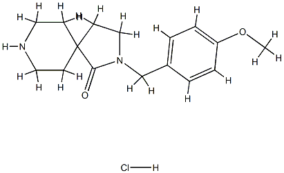 2,8-Diazaspiro[4.5]decan-1-one, 2-[(4-methoxyphenyl)methyl]-, hydrochloride (1:1) CAS#: 848308-25-8
