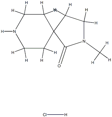 2,8-Diazaspiro[4.5]decan-1-one, 2-methyl-, hydrochloride (1:1) CAS#: 848580-34-7