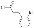 (2E)-3-(2-bromophenyl)acryloyl chloride CAS#: 851664-10-3