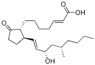 (2E)-7-[(1R,2R)-2-[(1E,3S,5S)-3-Hydroxy-5-Methyl-1-nonenyl]-5-oxocyclopentyl]-2-heptenoic Acid CAS#: 853998-93-3