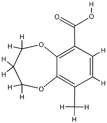2H-1,5-Benzodioxepin-6-carboxylicacid,3,4-dihydro-9-methyl-(9CI) CAS#: 819800-59-4