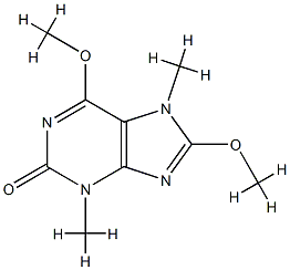 2H-Purin-2-one,3,7-dihydro-6,8-dimethoxy-3,7-dimethyl-(9CI) CAS#: 817631-46-2