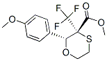 (2R,3S)-METHYL 2-(4-METHOXYPHENYL)-3-(TRIFLUOROMETHYL)-1,4-OXATHIANE-3-CARBOXYLATE CAS#: 876156-60-4