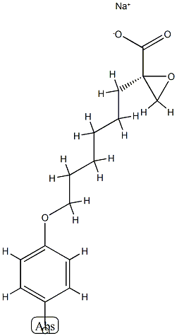 (2S)-2-[6-(4-Chlorophenoxy)hexyl]oxiranecarboxylic acid sodium salt CAS#: 828934-43-6