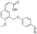 (2Z)-3-{3-[(4-cyanophenoxy)methyl]-4-methoxyphenyl}acrylic acid CAS#: 893732-09-7