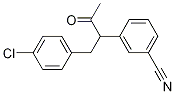 3-(1-(4-chlorophenyl)-3-oxobutan-2-yl)benzonitrile CAS#: 848311-03-5