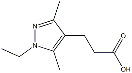 3-(1-Ethyl-3,5-dimethyl-1H-pyrazol-4-yl)propanoic acid CAS#: 887408-90-4