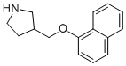 3-[(1-NAPHTHYLOXY)METHYL]PYRROLIDINE CAS#: 858934-75-5