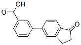 3-(1-Oxo-2,3-dihydroinden-5-yl)benzoic acid CAS#: 893737-37-6