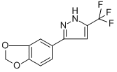 3-(1,3-BENZODIOXOL-5-YL)-5-(TRIFLUOROMETHYL)-1H-PYRAZOLE CAS#: 845266-32-2