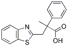 3-(1,3-BENZOTHIAZOL-2-YL)-2-METHYL-2-PHENYLPROPANOIC ACID CAS#: 863669-01-6