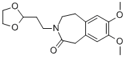 3-[2-(1,3-Dioxolan-2-yl)ethyl]-7,8-dimethoxy-1,3,4,5-tetrahydro-2H-3-benzazepin-2-one CAS#: 866462-51-3