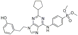 3-[2-[2-cyclopentyl-6-(4-diMethylphosphorylanilino)purin-9-yl]ethyl]phenol CAS#: 845895-51-4