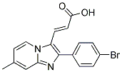 3-[2-(4-BROMO-PHENYL)-7-METHYL-IMIDAZO[1,2-A]-PYRIDIN-3-YL]-ACRYLIC ACID CAS#: 820245-81-6