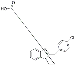 3-[2-(4-CHLORO-BENZYL)-BENZOIMIDAZOL-1-YL]-PROPIONIC ACID CAS#: 886502-67-6