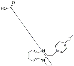 3-[2-(4-METHOXY-BENZYL)-BENZOIMIDAZOL-1-YL]-PROPIONIC ACID CAS#: 886502-62-1