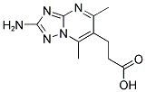 3-(2-AMINO-5,7-DIMETHYL[1,2,4]TRIAZOLO[1,5-A]PYRIMIDIN-6-YL)PROPANOIC ACID CAS#: 847744-18-7
