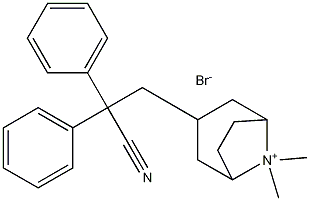 3-(2-Cyano-2,2-diphenylethyl)-8,8-dimethyl-8-azoniabicyclo[3.2.1]octane bromide CAS#: 850607-58-8
