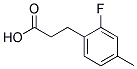 3-(2-FLUORO-4-METHYLPHENYL)PROPIONIC ACID CAS#: 852181-17-0