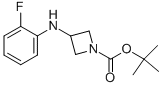 3-(2-FLUORO-PHENYLAMINO)-AZETIDINE-1-CARBOXYLIC ACID TERT-BUTYL ESTER CAS#: 887579-99-9