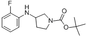 3-(2-FLUORO-PHENYLAMINO)-PYRROLIDINE-1-CARBOXYLIC ACID TERT-BUTYL ESTER CAS#: 887578-54-3
