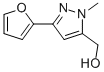 [3-(2-FURYL)-1-METHYL-1H-PYRAZOL-5-YL]METHANOL CAS#: 886851-33-8