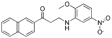 3-(2-METHOXY-5-NITROANILINO)-1-(2-NAPHTHYL)-1-PROPANONE CAS#: 882749-01-1