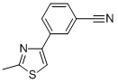 3-(2-METHYL-1,3-THIAZOL-4-YL)BENZONITRILE CAS#: 844891-06-1