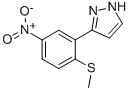 3-[2-(METHYLTHIO)-5-NITROPHENYL]-1H-PYRAZOLE CAS#: 845266-21-9