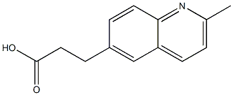 3-(2-Methyl-quinolin-6-yl)-propionic acid CAS#: 884048-53-7