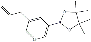 3-(2-Propen-1-yl)-5-(4,4,5,5-tetraMethyl-1,3,2-dioxaborolan-2-yl)-pyridine CAS#: 857934-96-4