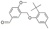 3-(2-TERT-BUTYL-5-METHYL-PHENOXYMETHYL)-4-METHOXY-BENZALDEHYDE CAS#: 832737-62-9