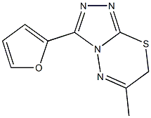 3-(2-furyl)-6-methyl-7H-[1,2,4]triazolo[3,4-b][1,3,4]thiadiazine CAS#: 843638-54-0