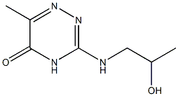 3-[(2-hydroxypropyl)amino]-6-methyl-1,2,4-triazin-5(4H)-one CAS#: 878733-29-0