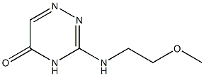 3-[(2-methoxyethyl)amino]-1,2,4-triazin-5(4H)-one CAS#: 857491-94-2