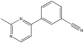 3-(2-methylpyrimidin-4-yl)benzonitrile CAS#: 879072-98-7