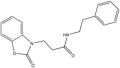 3-(2-oxobenzo[d]oxazol-3(2H)-yl)-N-phenethylpropanamide CAS#: 851988-94-8