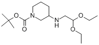 3-(2,2-DIETHOXY-ETHYLAMINO)-PIPERIDINE-1-CARBOXYLIC ACID TERT-BUTYL ESTER CAS#: 864684-93-5