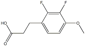 3-(2,3-Difluoro-4-Methoxyphenyl)propanoic acid CAS#: 886499-84-9