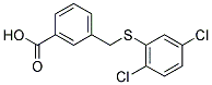 3-[[(2,5-DICHLOROPHENYL)THIO]METHYL]BENZOIC ACID CAS#: 847783-87-3