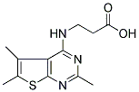 3-(2,5,6-TRIMETHYL-THIENO[2,3-D]PYRIMIDIN-4-YLAMINO)-PROPIONIC ACID CAS#: 876900-00-4