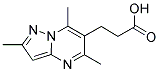 3-(2,5,7-TRIMETHYL-PYRAZOLO[1,5-A]PYRIMIDIN-6-YL)-PROPIONIC ACID CAS#: 851116-09-1