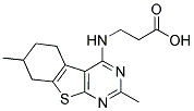 3-(2,7-DIMETHYL-5,6,7,8-TETRAHYDRO-BENZO[4,5]-THIENO[2,3-D]PYRIMIDIN-4-YLAMINO)-PROPIONIC ACID CAS#: 886498-81-3
