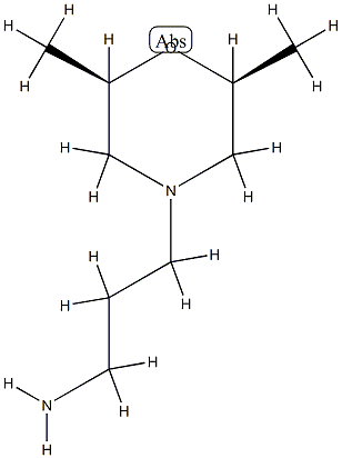3-[(2R*,6S*)-2,6-dimethyl-4-morpholinyl]-1-propanamine(SALTDATA: FREE) CAS#: 857070-96-3