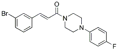 3-(3-BROMOPHENYL)-1-[4-(4-FLUOROPHENYL)PIPERAZINO]-2-PROPEN-1-ONE CAS#: 882079-24-5