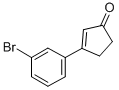 3-(3-BROMOPHENYL)CYCLOPENT-2-EN-1-ONE CAS#: 885323-01-3