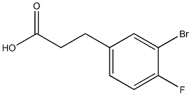 3-(3-Bromo-4-fluoro-phenyl)-propionic acid CAS#: 866862-24-0